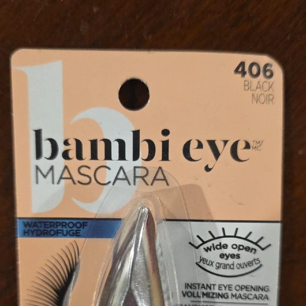 (J52) L'Oreal Paris Bambi Eye Mascara BLACK 406 WATERPROOF